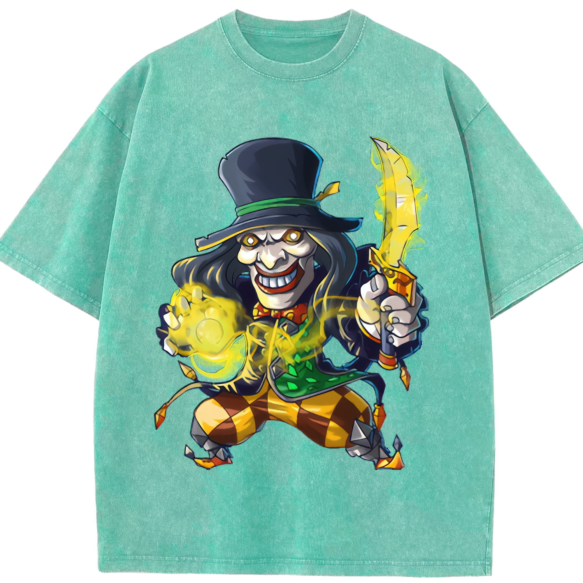 リーグ・オブ・レジェンド League of Legends LOL 綿100% ヴィンテージ風 半袖Tシャツ（フロントプリント）